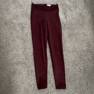 Maroon high wasted nike leggings, lightly worn.